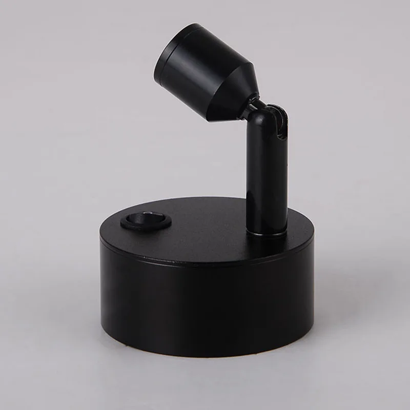 

LED dry battery small spotlight LED lamp Desk light counter jewelry wireless emergency showcase Adjustable angle DIY Light NO37