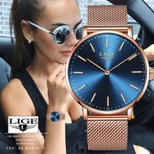Watch Women New LIGE Horloges Vrouwen Ladies Simple Ultra Thin Mesh Belt Watch Ladies Waterproof Quartz Watch Relojes Para Mujer Watch Women New LIGE Horloges Vrouwen Ladies Simple Ultra Thin Mesh Belt Watch Ladies Waterproof Quartz Watch Relojes Para Mujer