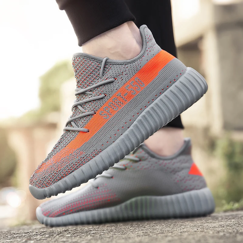 

GOODRSSON Flyweather Casual Shoes For Men Women Trainers Sport Running Sneakers Male Shockproof Flat Lace-Up Footwear Zapatillas