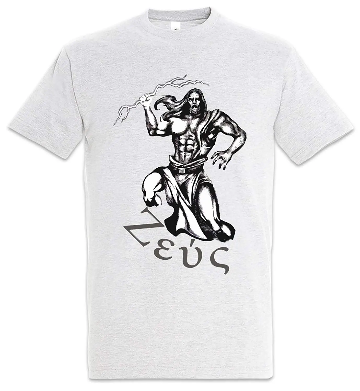 Zeus T Shirt Greek God Mythology Print T Shirt Men Brand Clothingin TShirts from Men's