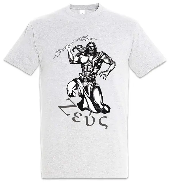 Zeus T Shirt Greek God Mythology Print T Shirt Men Brand Clothingin TShirts from Men's