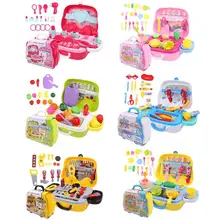 Портативный чемодан для врача для Медсестры Медицинский Набор для ролевых игр развивающая игрушка для детей Инструменты для ролевых игр аксессуары