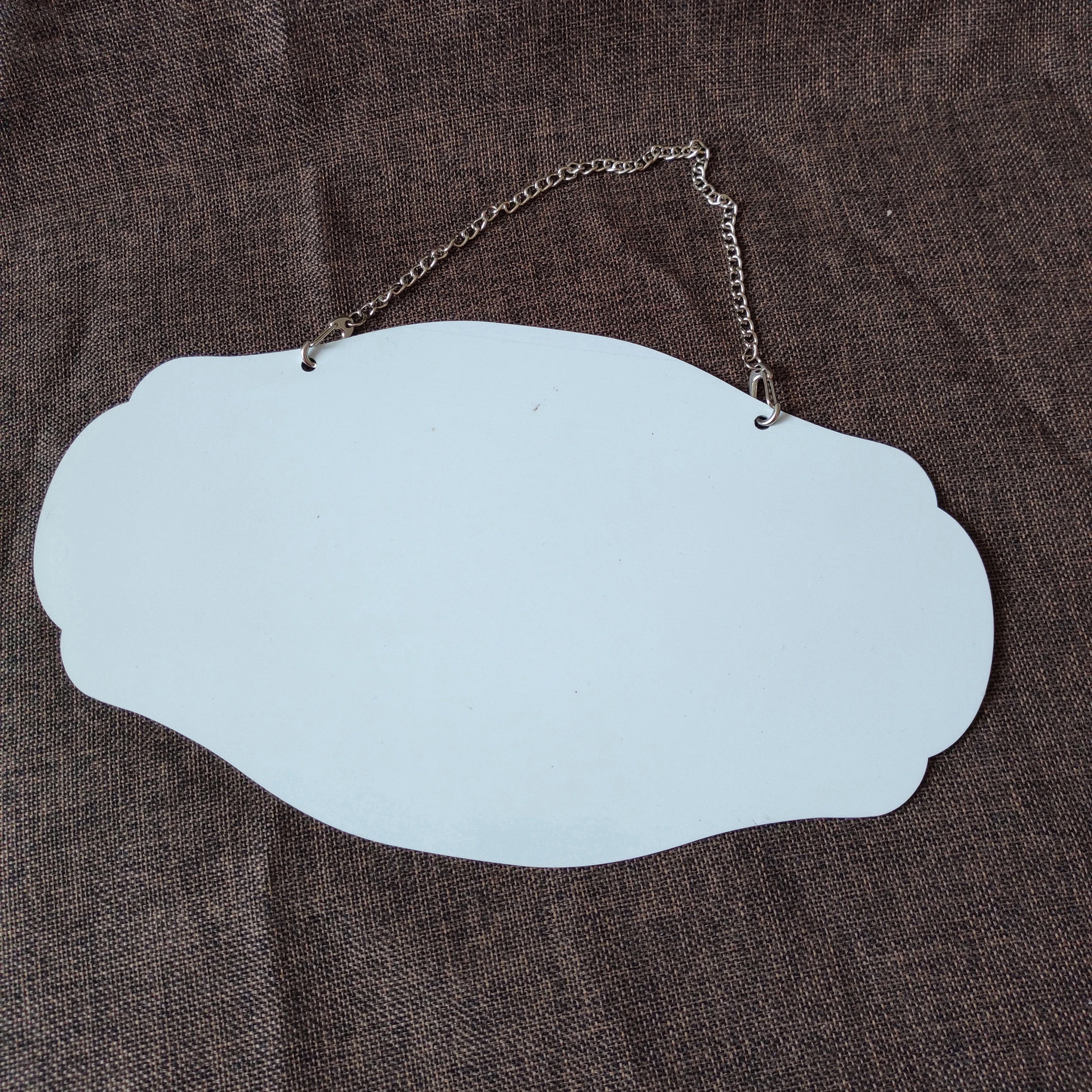Placa de Metal Sublimação em Branco Papel de Transferência de Sublimação de Tinta de Impressão Ambos os Lados Tag do Cair Faça Você Mesmo Branco Printable 5 Pcs - Imagem 2