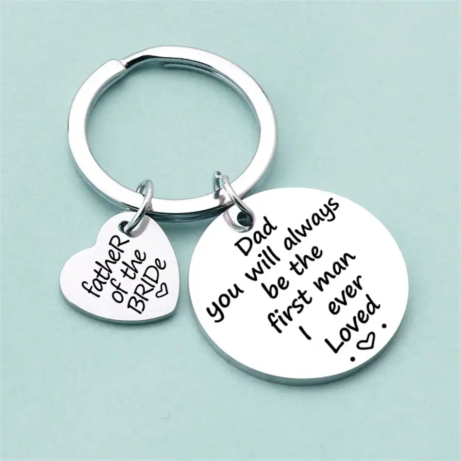 father of the bride keyring