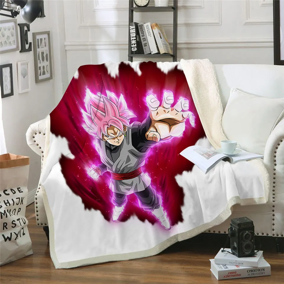 Летающий Жемчуг дракона 3D шерстяное одеяло с принтом одеяло для дивана покрывало для путешествий постельные принадлежности выход бархатное плюшевое Флисовое одеяло-покрывало - Цвет: BZ126T