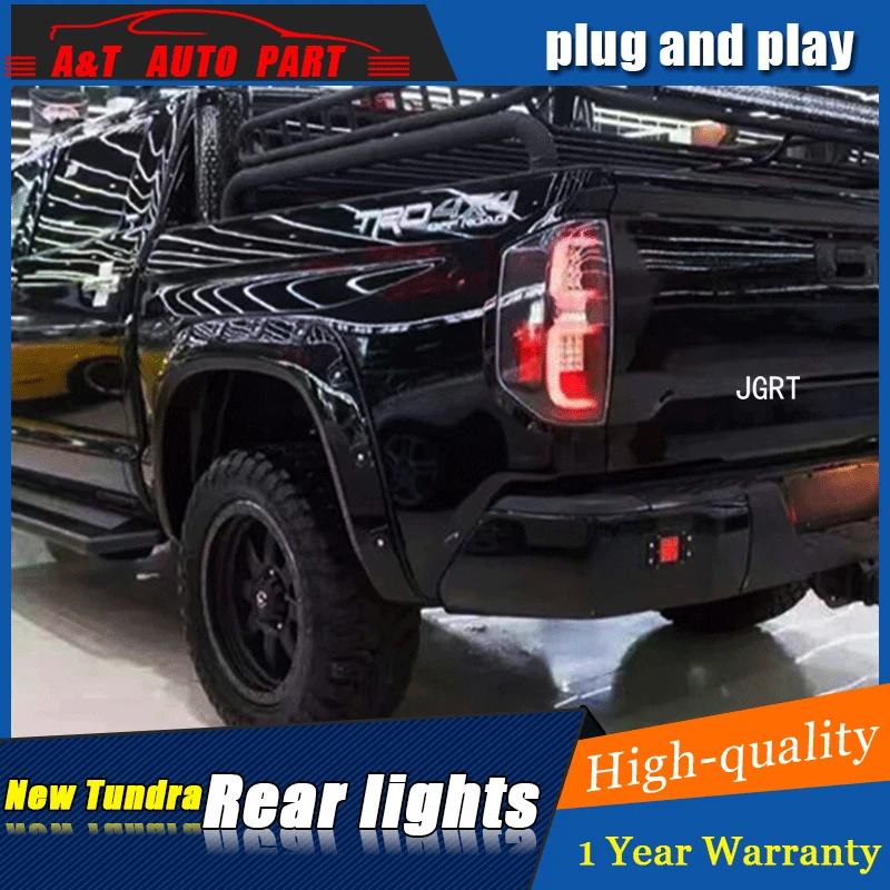 Аксессуары для стайлинга автомобиля Toyota Tundra задние фонари светодиодные 14 18 DRL +