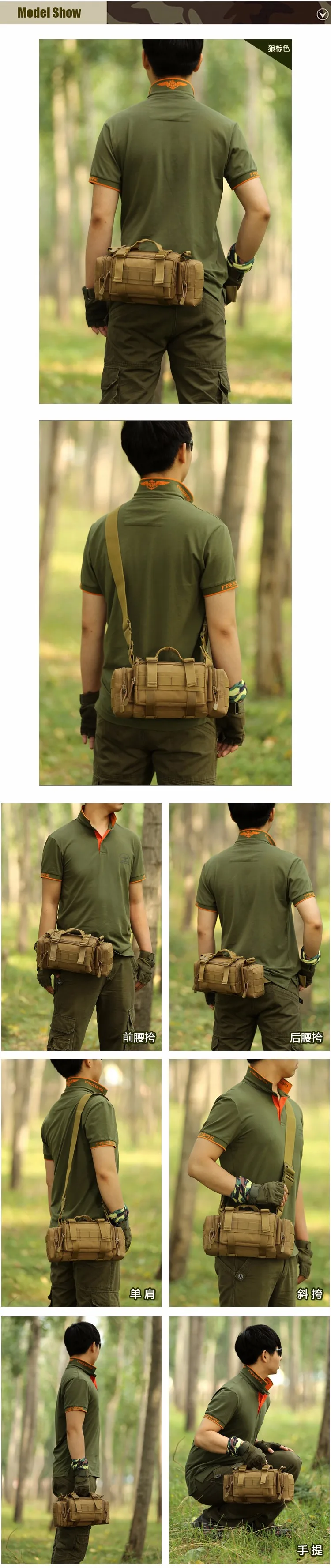 Протектор Плюс брендовые высококачественные нейлоновые сумки на плечо мужские многофункциональные военные сумки Molle поясная сумка D060