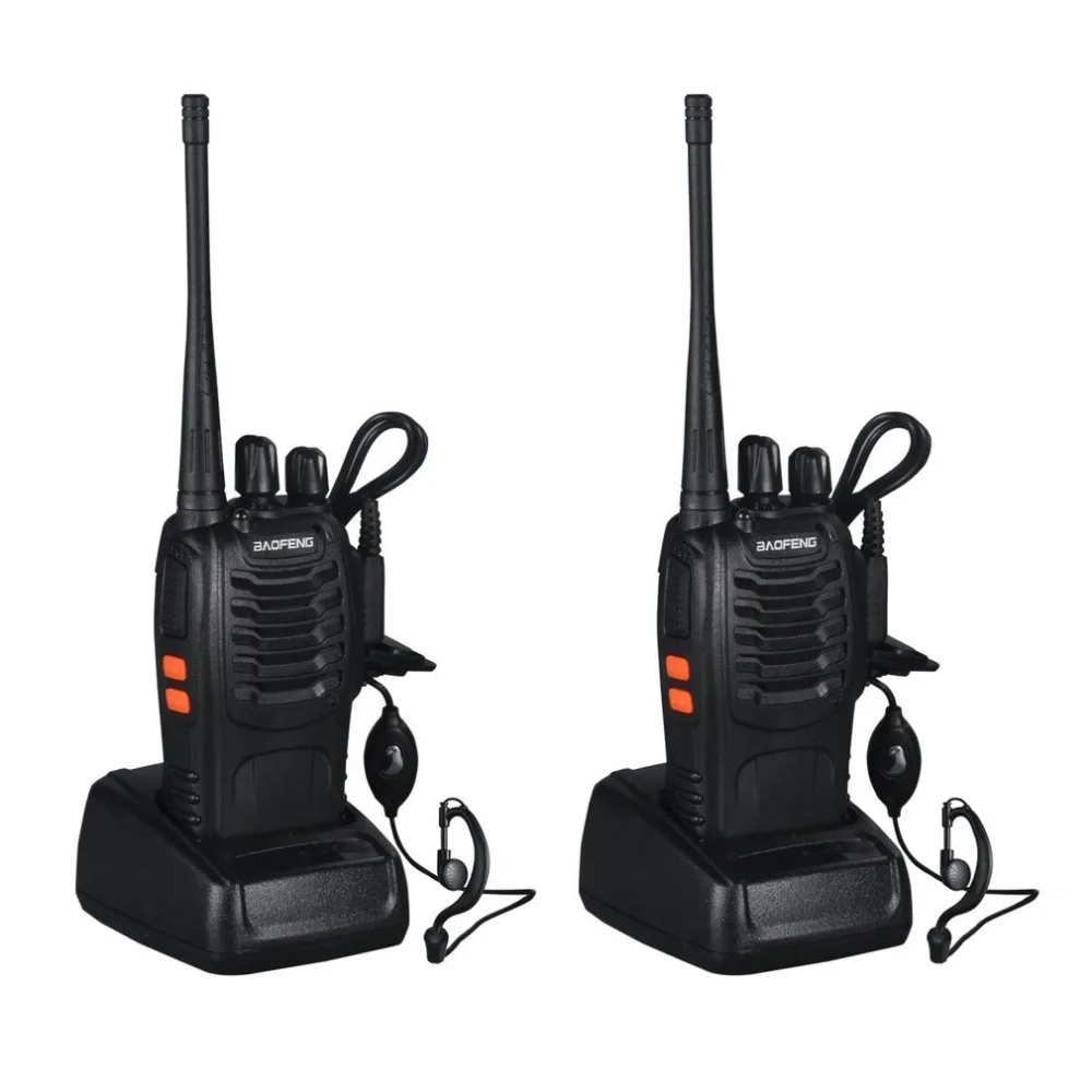 

2PCS Outdoor Useful Contact tool Portable CB Radio Communicator 400-470MHz Rechargeable Walkie Talkie for Hunting Hiking Sports