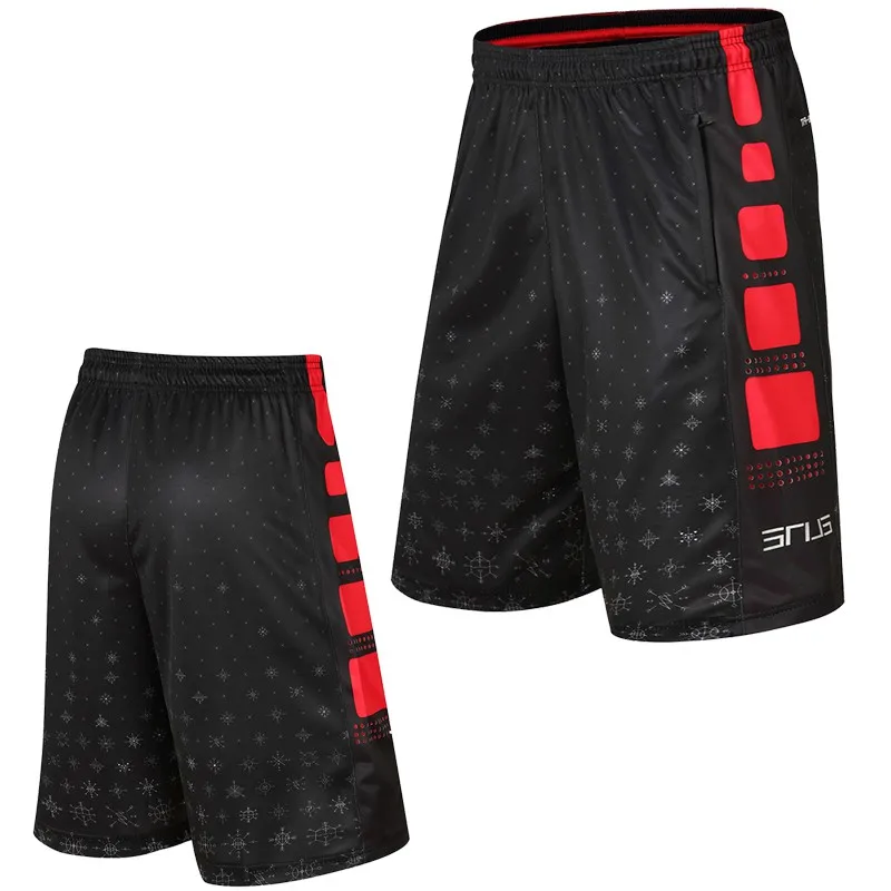 

Basketball Shorts For Men Outdoor Sports Fitness Shorts Quick-dry Breathable Running Training Snowflake Loose Short