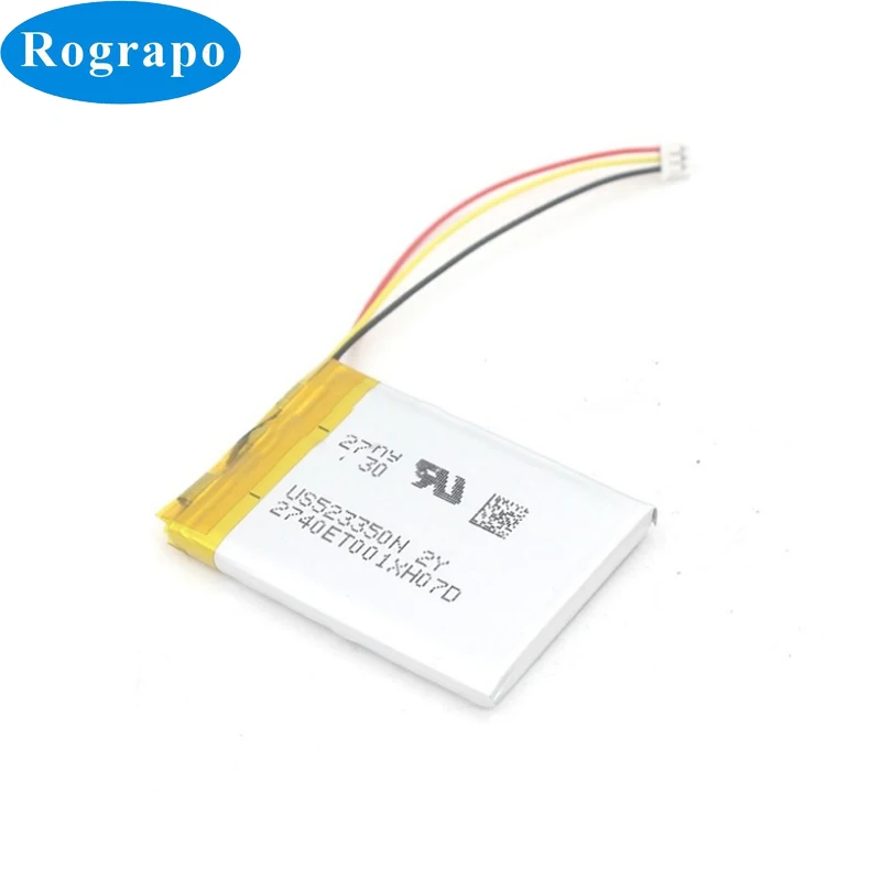 

New Li-Polymer 533-000132 High Quality Replacement Battery For Logitech G533, G933 Headset Batteries 3-wire plug