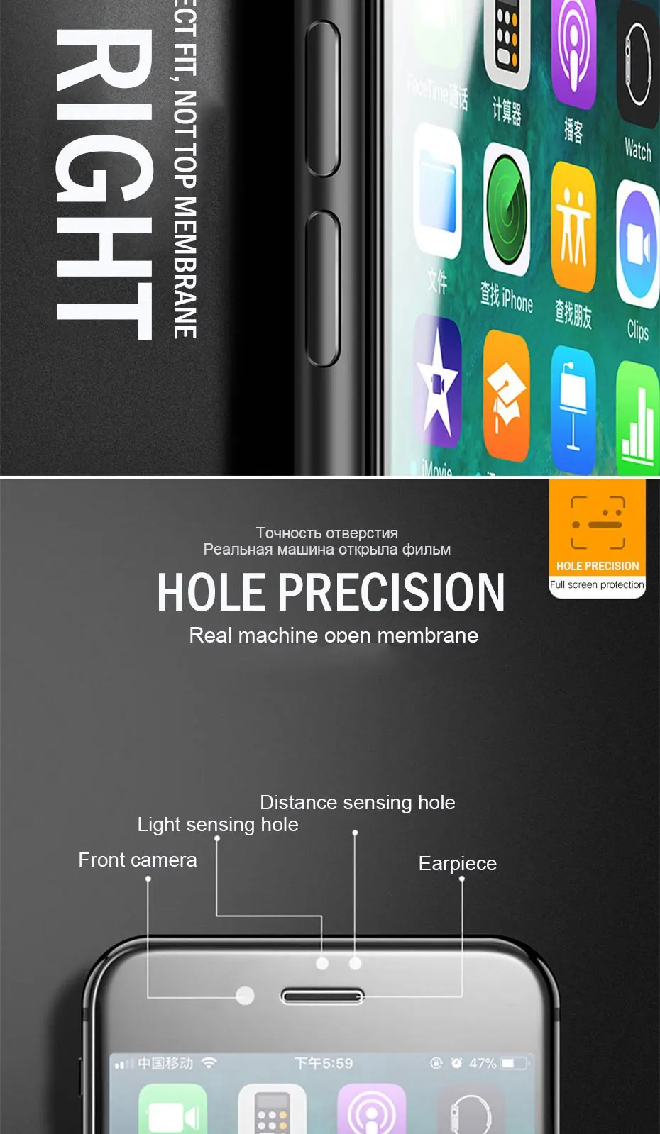 5D полное покрытие краев закаленное стекло для iPhone 7 8 6 Plus Защита экрана для iPhone 6 6s 7 Plus XR XS MAX защитная пленка стекло