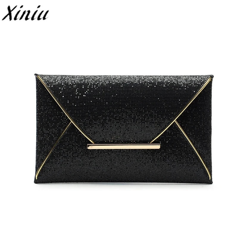 

Fashion Designer Handbags For Women Bag High Quality Sequins Envelope Bag Evening Party Purse Clutch Handbag Black Clutch Women