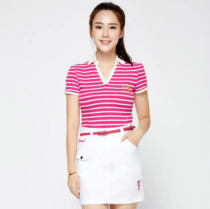 POLOGOLF Ladies Anti Leakage Golf Skort Skirts Solid Slim golf skirts summer cotton Breathable Quick dry Golf short skirt women