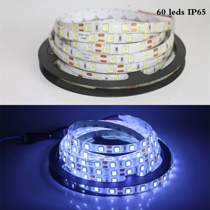 Светодиодный ленточный светильник SMD 5054 150 светодиодов 300 5 м 12 в пост. Тока гибкая