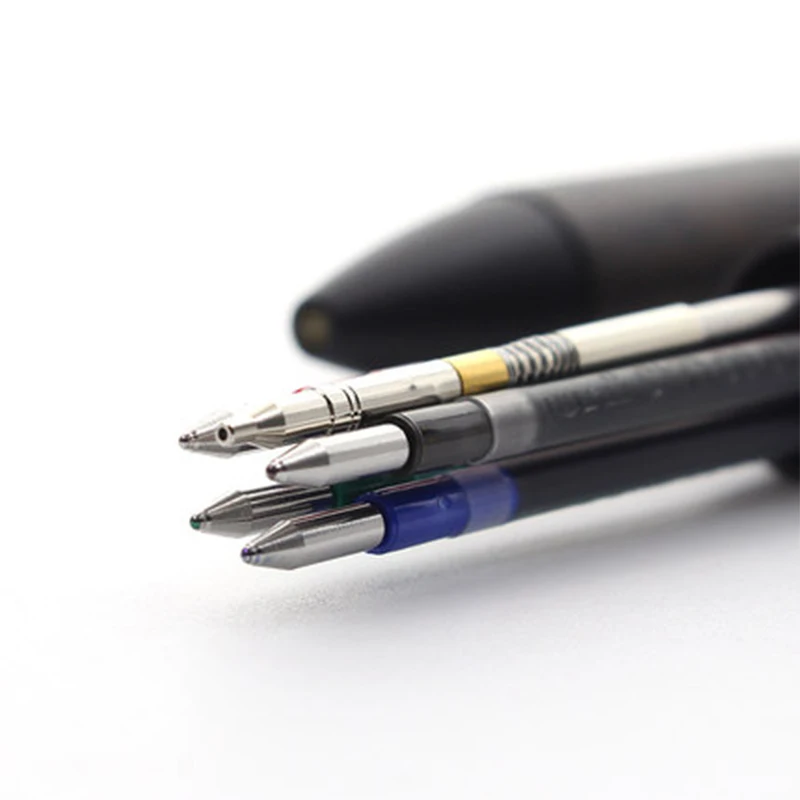 UNI MSXE5-2005 многофункциональная гладкой шариковая ручка 5-в-1 Бизнес офисные дуб ручка держатель подтверждение установления связи
