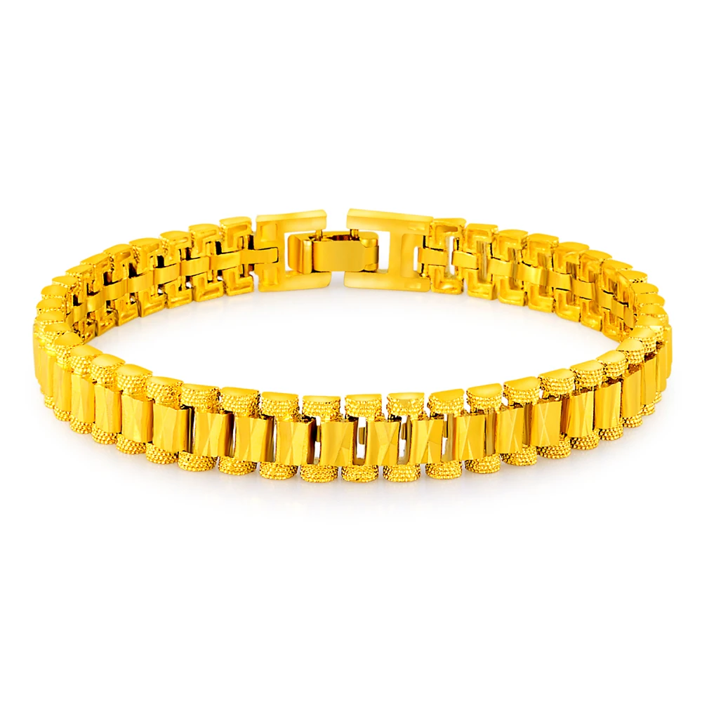 Pure Gold 24k Gold Jewelry Men | Pure Gold Bracelet 24k Men
