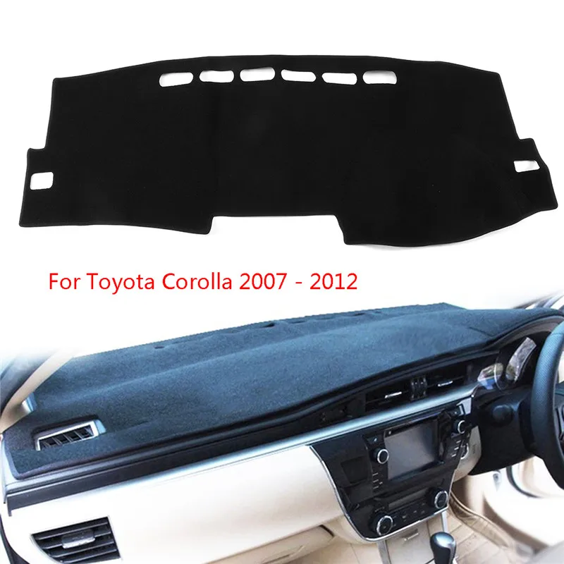 

for Toyota Corolla 2007-2012 Car Dash Mat Carpet Dashboard Sun Cover Dashmat Pad Direct Fit Protects UV Rays Eliminates Cracking