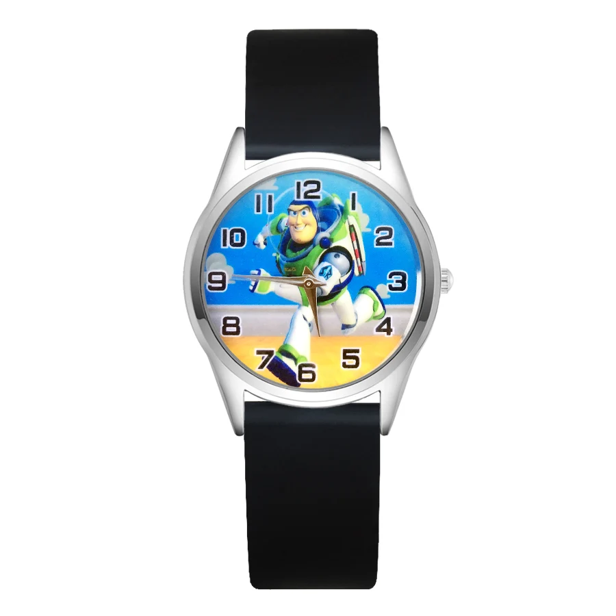История игрушек мультфильма стиль детские часы женщин студентов девочек мальчиков кварцевые мягкий силиконовый ремешок наручные часы JC51