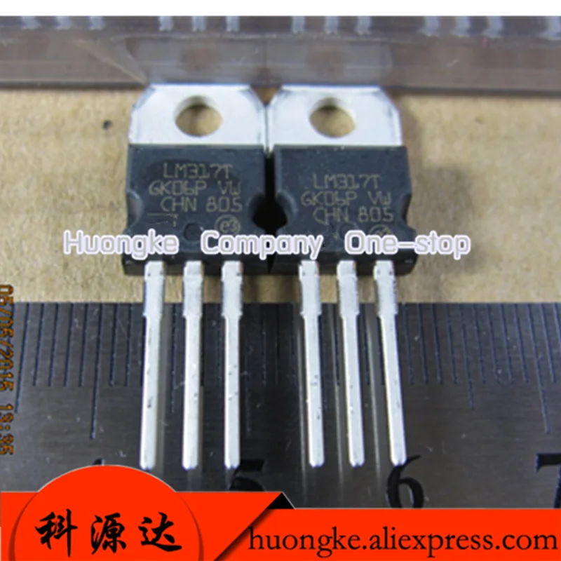 

10PCS/lot LM317 LM317T Voltage Regulator 1.2V to 37V 1.5A TO-220