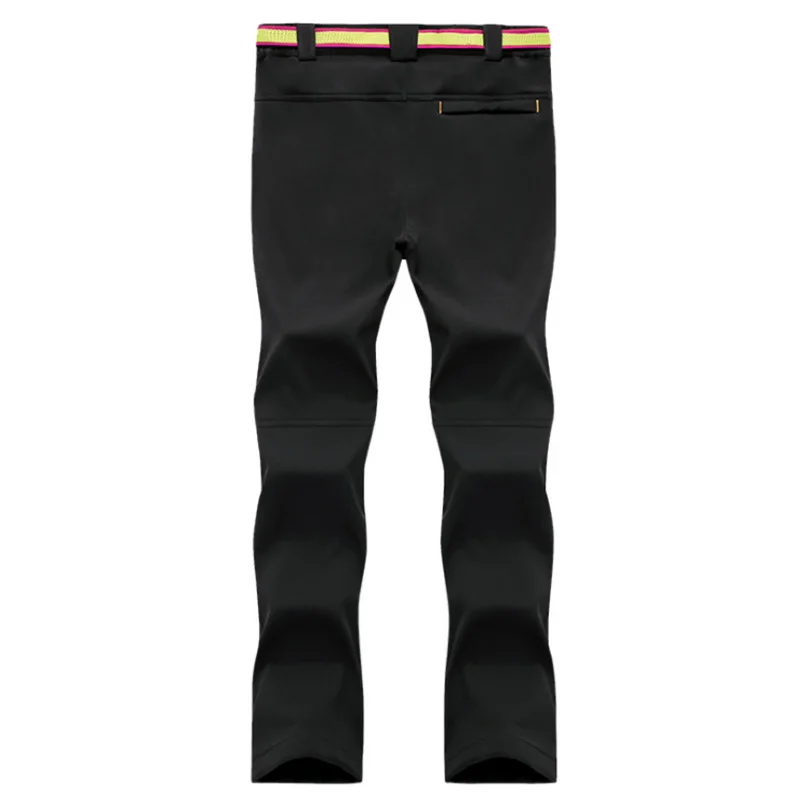 Trekking senderismo Pesca Pantalones mujeres viaje al aire libre invierno Cálido impermeable Pantalones cáscara suave femenina nuevo más tamaño 5xl
