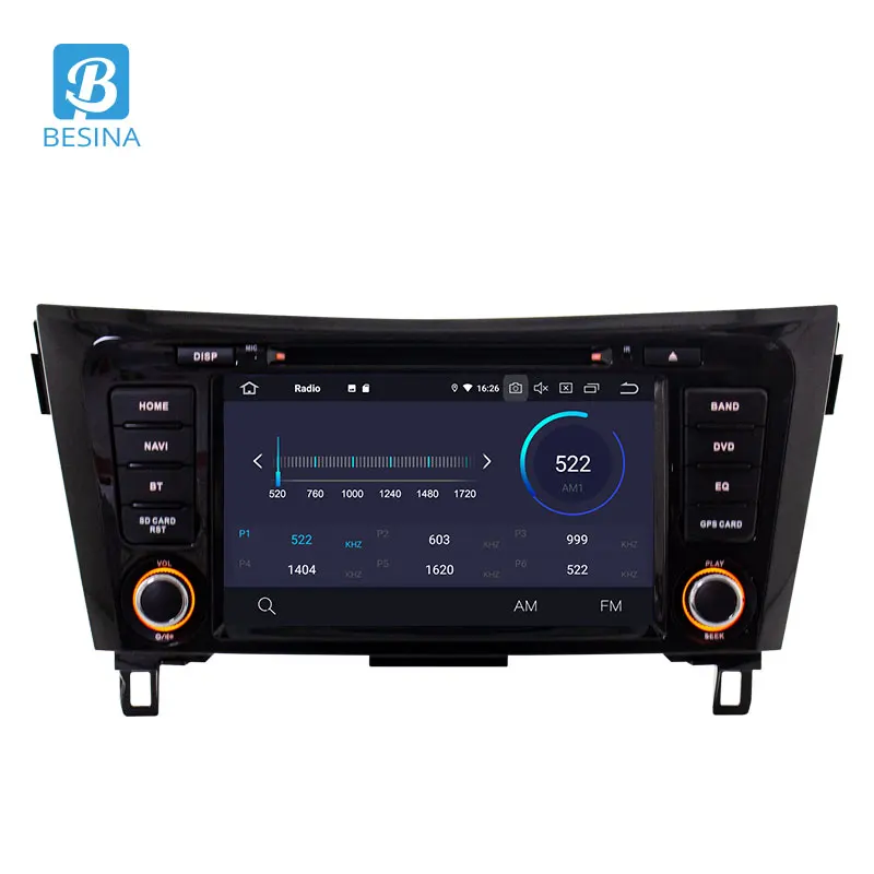 Top Besina Android 9.0 Car DVD Player For Nissan X-Trail XTrail T32 Qashqai J11 T31 Multimedia GPS Navigation Stereo 2 Din Car Radio 3