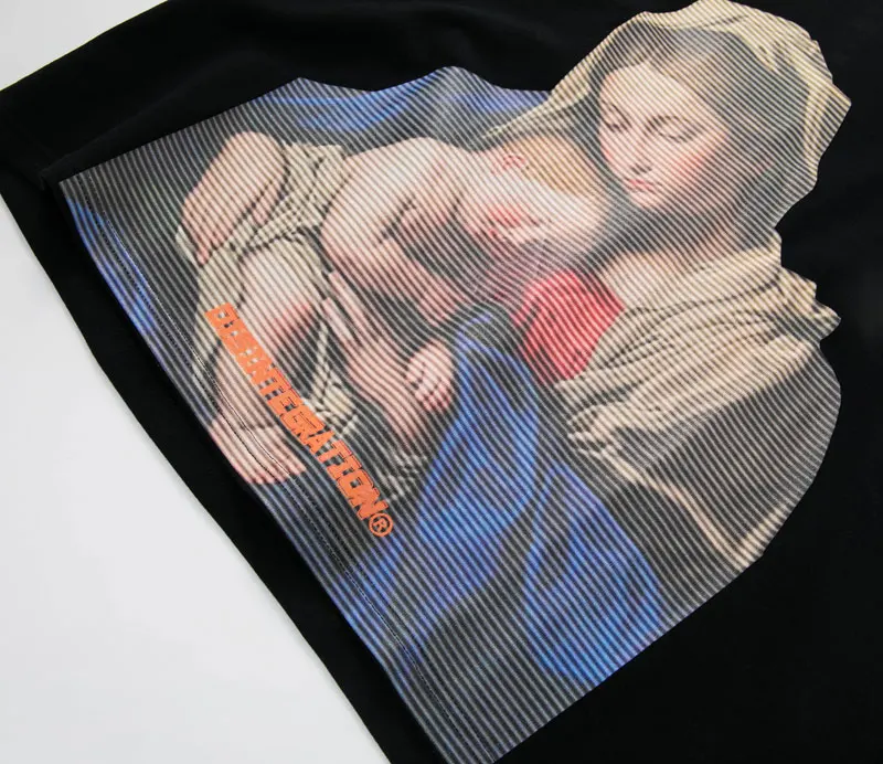 Madonna with Child Print Tshirts 3