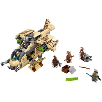 

Bela 10377 star plan 7 Wookiee Gunship Model Building Blocks Enlighten Figure education Toys for Kids gifts Compatible With Toys