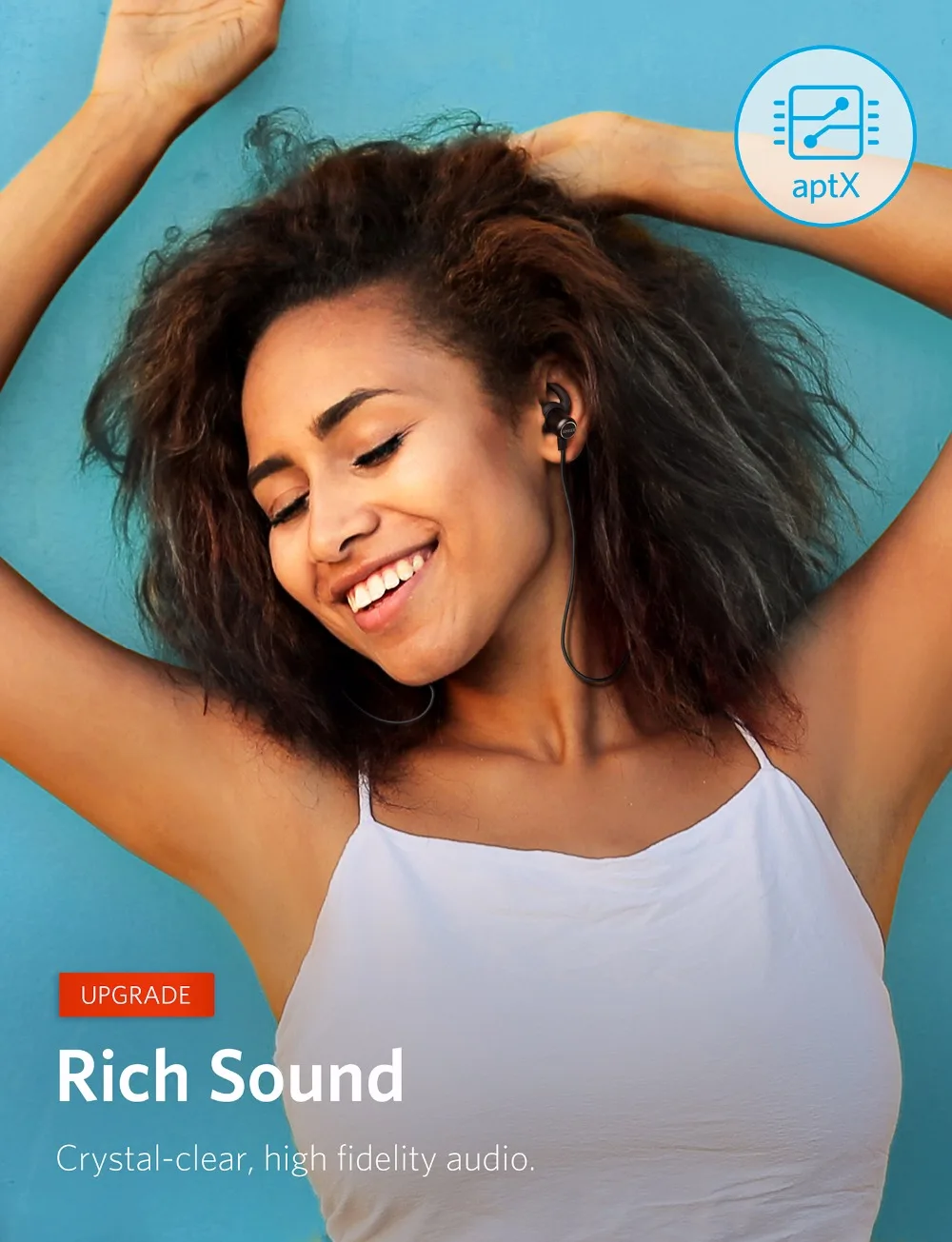 Anker SoundBuds Slim Bluetooth Earphones: Bluetooth 5 Magnetic Wireless Earbuds with IPX7 Waterproofing, 10-Hour Playtime for Sports image 2