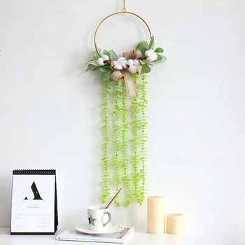 

Wall Hanging Nordic Style Wall Plug Handmade Artificial Flower Party Decoration Wedding Flower Decoration Wrought DC15
