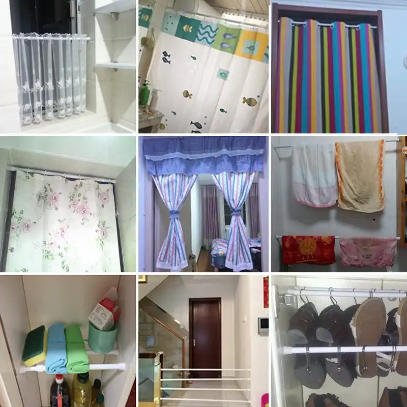 Extendable Extending Carbon Steel Telescopic Pole Spring Net