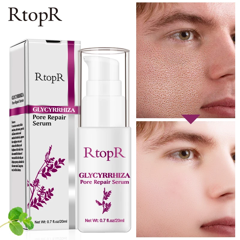 RtopR Glycyrhiza восстанавливающая пор для лица Сыворотка коллаген против морщин