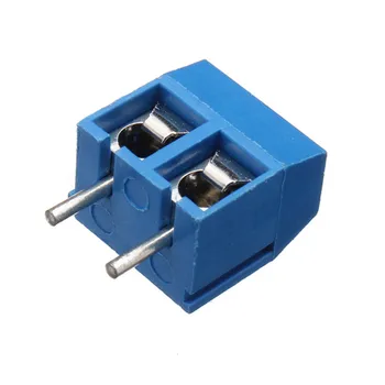 

Excellway DR66 50pcs 2pins Printed Circuit Board Connector Block Screw Terminals