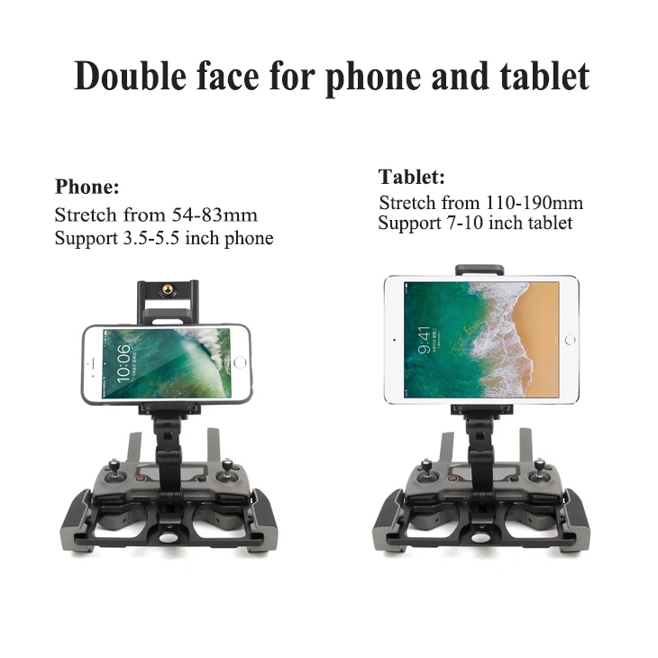 DJI Mavic Mini 2 Pro Zoom Spark Remote Tablet Bracket Folding Holder for Phone CrystalSky Monitor Control Accessories | Электроника