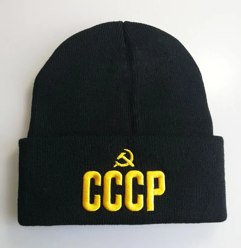 Бейсбольная кепка CCCP в русском стиле, зимняя теплая Кепка, красная бейсболка с Золотой 3D вышивкой для мужчин и женщин - Цвет: A