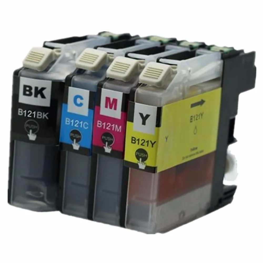 4-x-LC121-LC-121-LC-121-XL-LC121XL-Ink-Inkjet-Cartridges-For-Brother-DCP-J132W