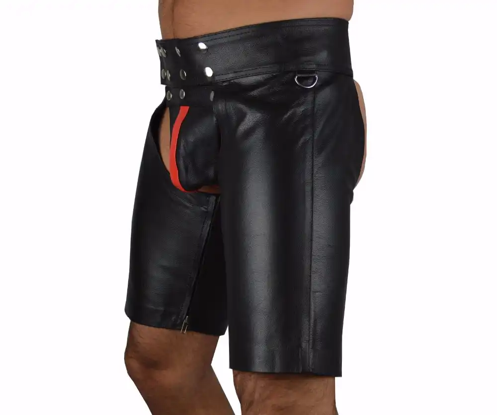 Bondage Cortch Caliente Pantalones Gótico Negro 2018 Abierto Cortos Los Látex Pvc Lencería Para De Hombre Hombres SexyNueva Fetiche Gay A45LRj