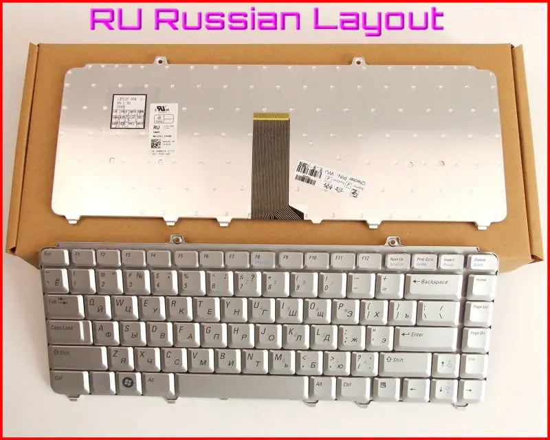 Новая клавиатура RU Русская версия для ноутбука Dell Inspiron 1526 1546 1410 1420 P446J 0P446J 0NK750