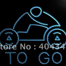 LB982- вынуть пиццу фара мотоцикла знак