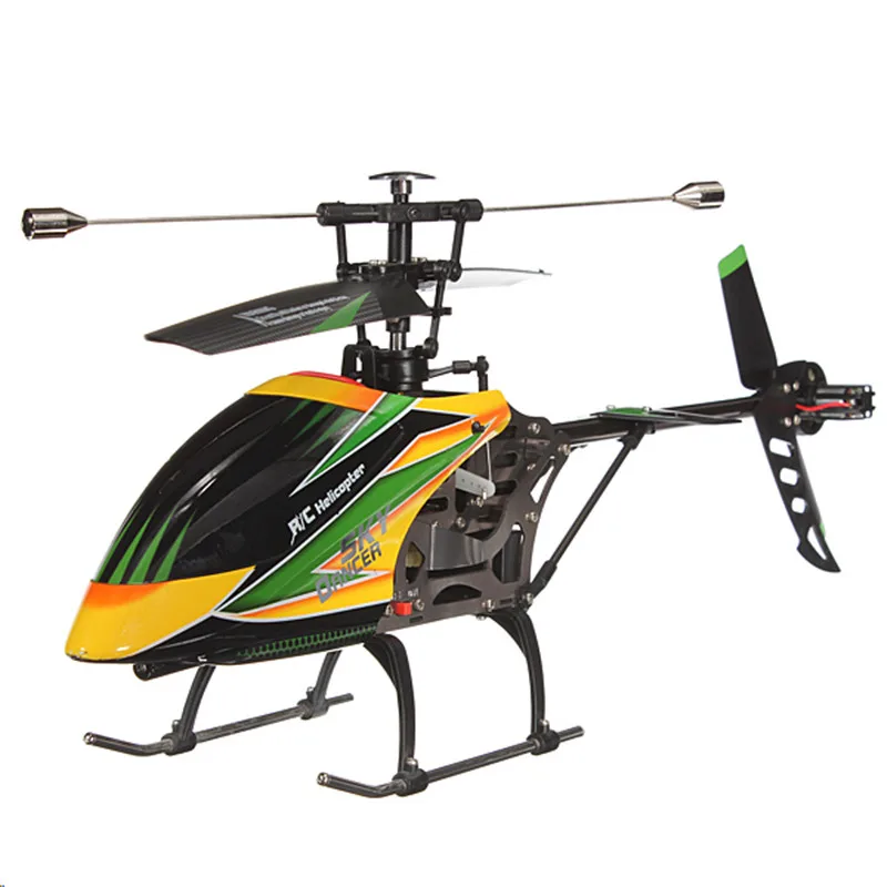 RC Heliocptero большой WLtoys V912 танцор 4CH р/у вертолет со стальным корпусом и Gyro с управлением от первого лица без контроллера с Батарея без передатчика игрушечной модели