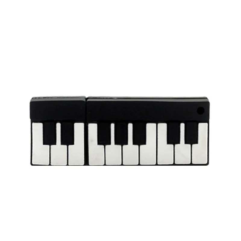 Мультфильм Мини пианино USB флэш-накопитель 4 ГБ 8 ГБ 16 ГБ 32 ГБ U диск милый белый черный фортепиано карта памяти 64 Гб флэш-накопитель usb - Цвет: M2