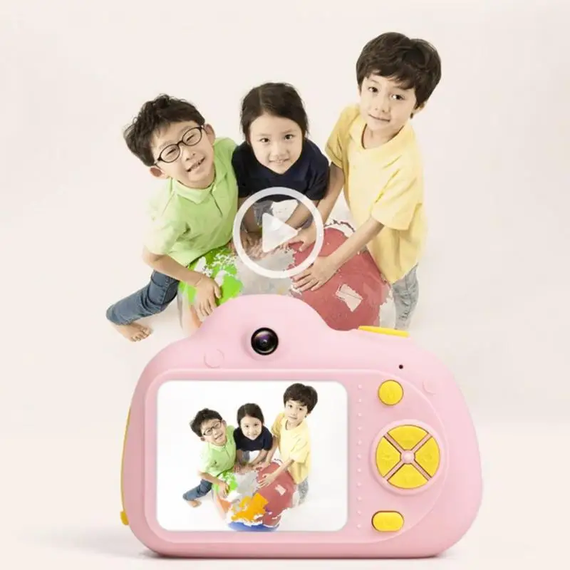 Детская игрушечная цифровая камера 2 дюйма 600 мАч 800 Вт HD экран цифровая мини камера мультфильм игрушки для детей подарок на день рождения
