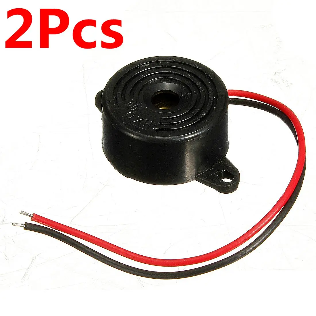 

2PCs Black 95DB Alarm High-decibel 3-24V 12V Electronic Buzzer Continuous Beep for Arduino SFM-27