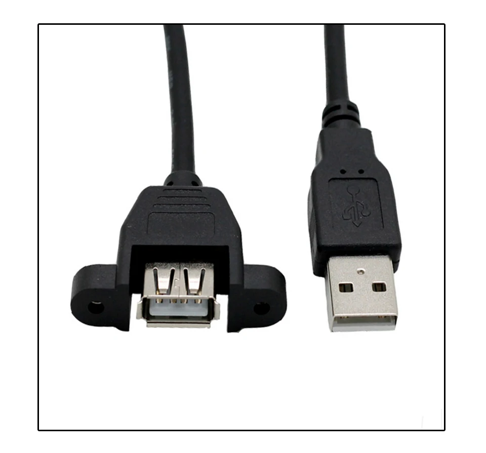 USB 2.0 Extension Cord With Ear usb extension Cable Male to Female Wire Extend Can Be Fixed For PC Laptop USB cable Extender (10)