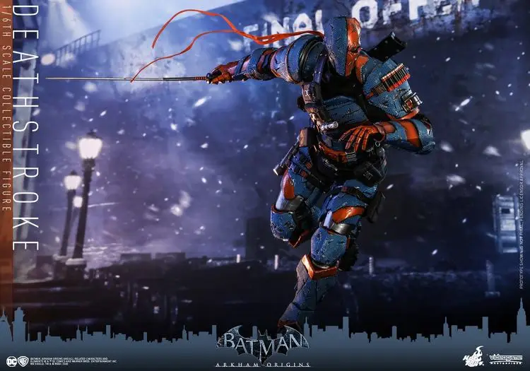 Полный набор 1/6 масштаб Бэтмен: Arkham Origins Deathstroke VGM30 фигурка игрушка Коллекционная фигурка кукла игрушки подарок с коробкой