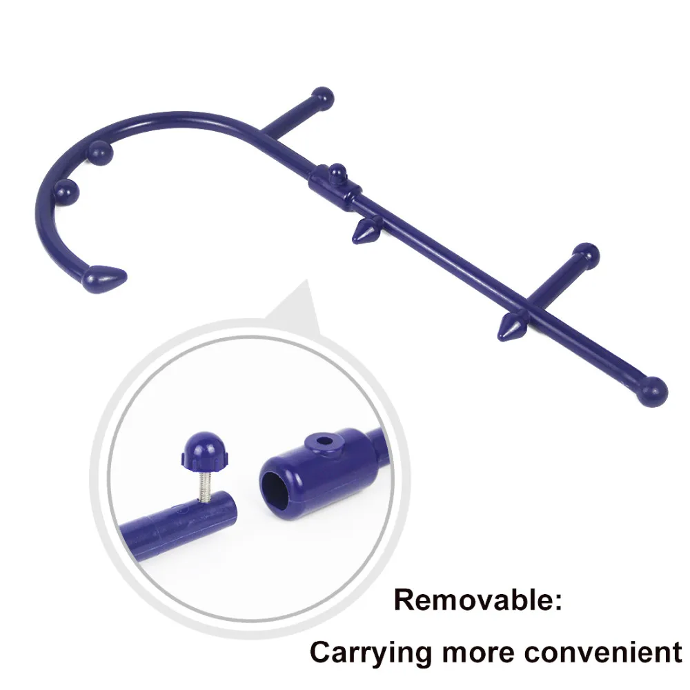 Массажная роликовая палка, крючок для спины, массажер, инструмент, массажный стержень для шеи, мышечное давление, палка, самомассажер, триггер, оригинальная точка