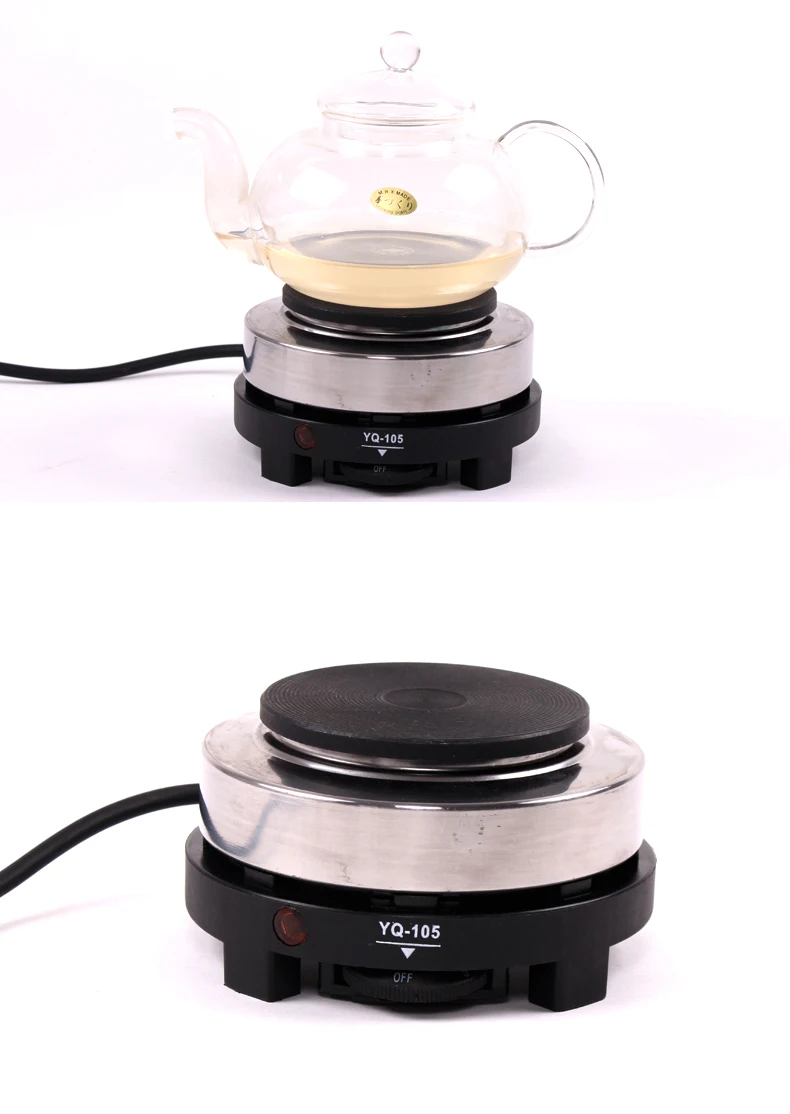 Mini Electric Stove Oven Cooker, Multifunctional Small Coffee Heater, Mocha Heating Hot Plates, Coffee Milk Machine, EU, 500W