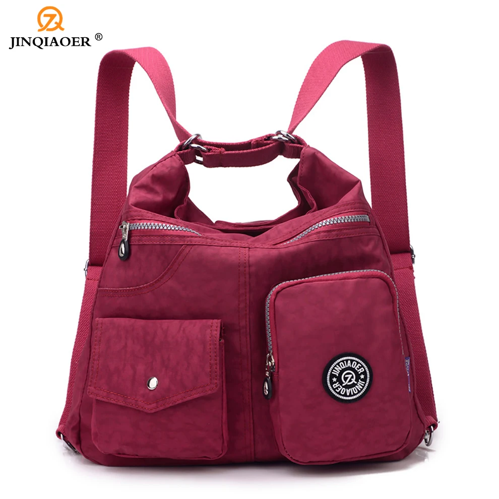 JINQIAOER Women Messenger Bags Waterproof Nylon Shoulder Bag Female