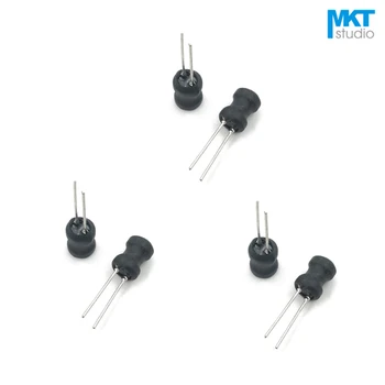 

100Pcs 4*6mm H Type Through Hole Winding Power Coilcraft Inductor 2.2/3.3/4.7/10/22/33/47/68/100/150/220/330/470uH