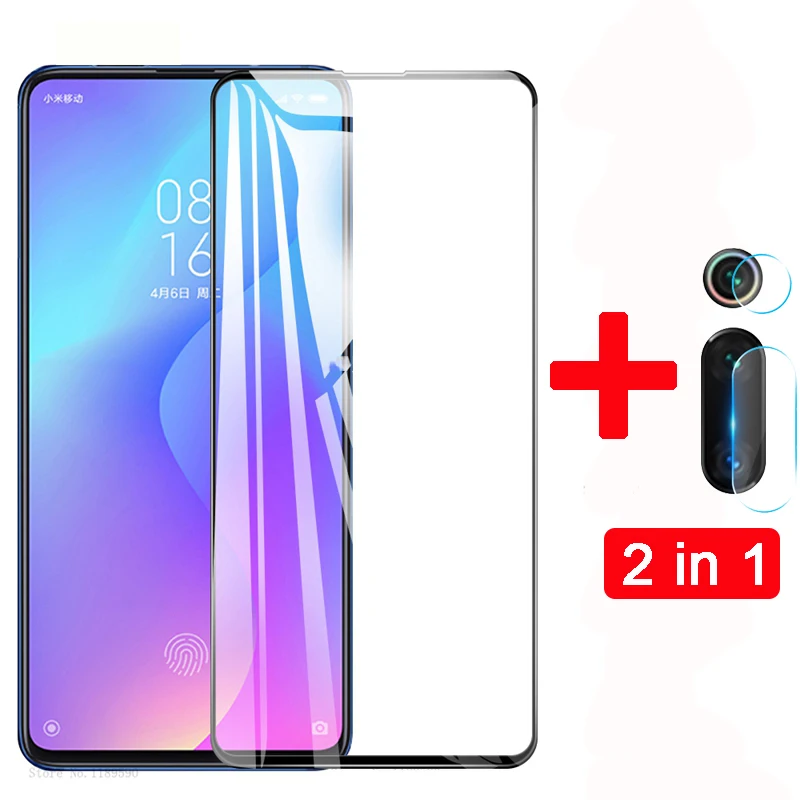 

3D 2 in 1 Camera Lens Tempered Glass for Xiaomi K20 Pro Note 7 Protective Glass On For Xiaomi Mi 9T mi9t Safety Screen Protector