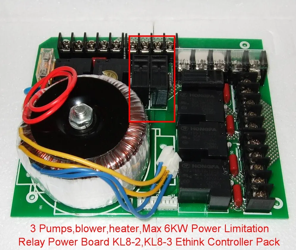 Key board of ETHNK HOT TUB SPA CONTROL PACK Main Relay Power Board KL8